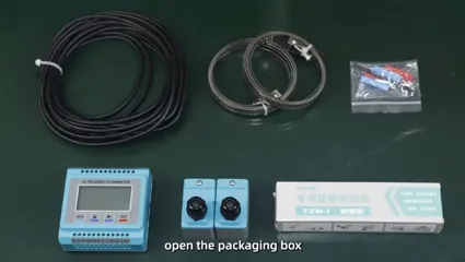 Jujie Modular Ultrasonic Flowmeter Installation Operation Video