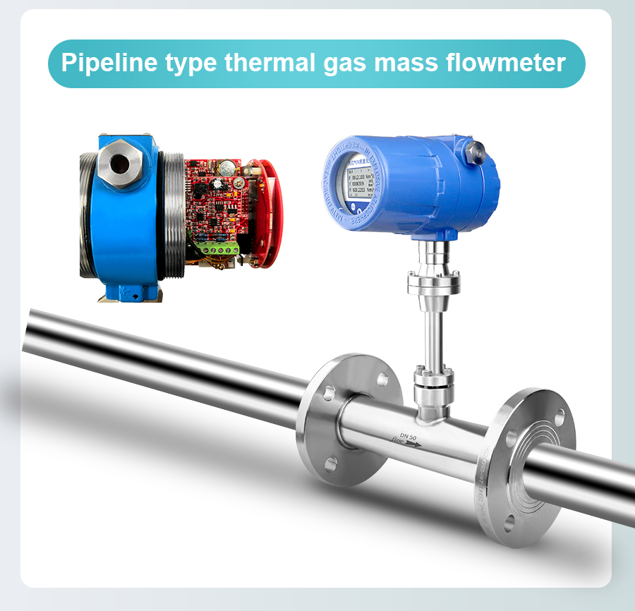 Insertion Type Thermal Mass Flow Meter Insertion Type Thermal Mass Flow Meter